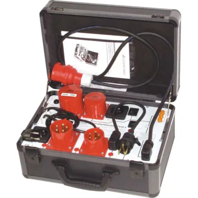 Gossen Metrawatt Prüfadapter AT3-III E Z745S | CEE-Messadapter 16/32A | 1-/3-Phasen | Differenzstrom | schwarz