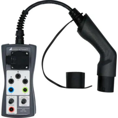 Gossen Metrawatt Prüfadapter METRALINE PRO-TYP EM II Z525G | Typ 2 | 1-/3-phasig | Schuko | Kabelsimulation