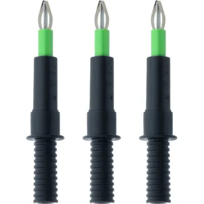 Gossen Metrawatt Vario-Stecker-Set Z500V | Prüfspitzen 4 mm | CAT III 600V | PVC | für CEE & Perilex | 3 Stück
