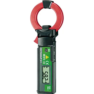 Gossen Metrawatt Zangenmessgerät METRACLIP 61 | Digital | 0,03–300 A AC | Leckstromzange | 40 mm Zangenöffnung | CAT III