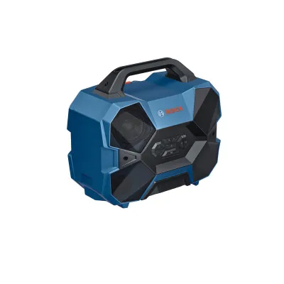 Bosch Professional Akku-Bluetooth-Lautsprecher GPB 18V-6 C | 18V/12V | IP54 | USB | Multi-Speaker | blau