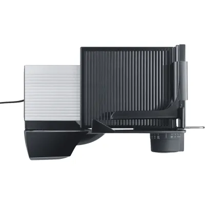 Graef Allesschneider SKS 10002 | Edelstahlmesser 170 mm | 170 W | Schnittstärke 0-20 mm | Schwarz