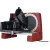 Bild: Graef Allesschneider SKS 100 Rot | Edelstahlmesser 170mm | 170W | MiniSlice | Kindersicherung