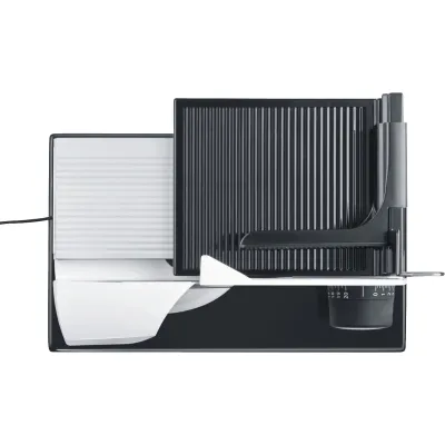 Graef Allesschneider S11001 weiß | 170 mm Edelstahlmesser | 170 W Eco Motor | Kindersicherung