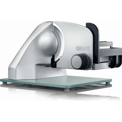 Graef Allesschneider Classic C 21+ | Edelstahlmesser Ø170mm | 170W Motor | stufenlos | Vollmetall | MiniSlice | silber