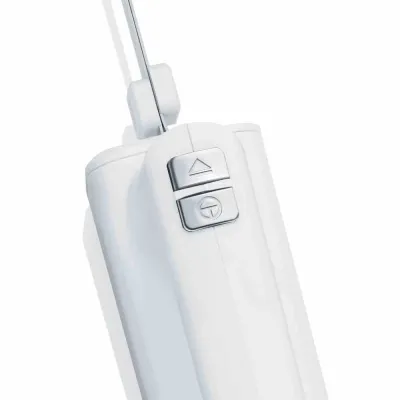 Graef Elektromesser EK501EU | 150 Watt | inkl. Tiefkühlmesser | Edelstahlklinge | Fingerschutz | aufstellbar | weiß