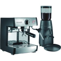 Graef Espresso-Set "pivalla" mit ES702EUSET Kaffeemühle CM702