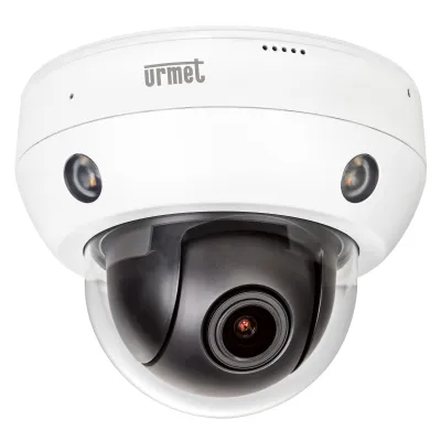 Grothe IP PTZ Dome-Kamera VK 1099/370 | 4MP | 4x Zoom | 2,8–12 mm | IR 20m | PoE+ | IK10 | IP67 | Weiß