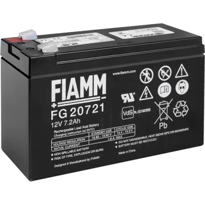 Grothe Akku Block AK 1033/601 | 12V 7000mAh | 6 Zellen | wartungsfrei | Kunststoffgehäuse | für Alarmzentrale