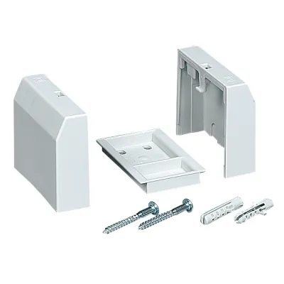 Grothe Aufputz-Montageset GT 36 AP | 14936 | Montagebausatz für Trafo | 2TE | 36mm Breite | IP20 | weiß