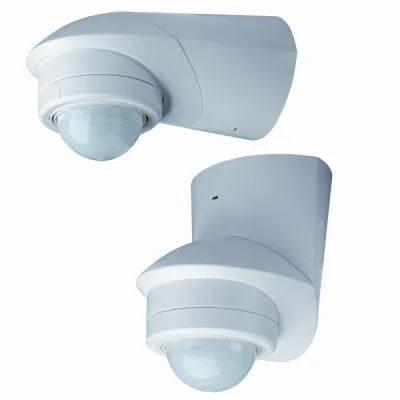 Grothe BM360ws Bewegungsmelder 360° PIR | IP55 | 2200W | 12m Reichweite | Aufputz | Weiß