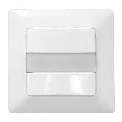 Grothe Bewegungsmelder Unterputz McGuard UP 94522 | 180° PIR Sensor | 230V AC | IP40 | einstellbar | weiß