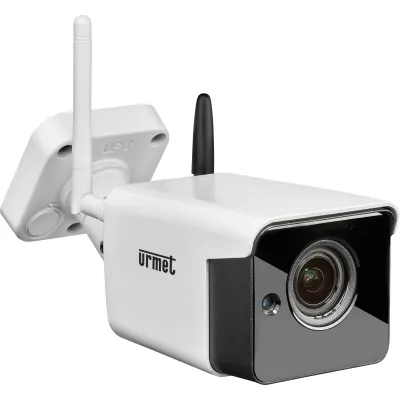 Grothe Bullet-Kamera VK 1099/212B | 3MP WLAN 4G LTE | Starlight | Mikrofon | SD 128GB | IR 30m | IP66 | weiß