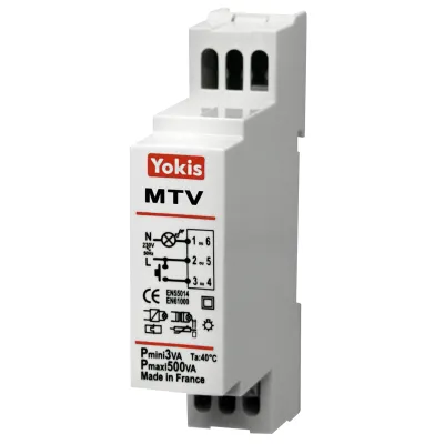 GROTHE Dimmer-Modul MTV500M | Tastdimmer 250-500W universal | REG Einbau | Phasenanschnitt & Phasenabschnitt | Bluetooth