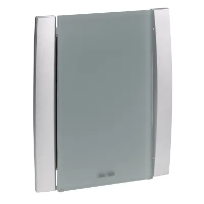 Grothe CROMA 100A Türklingel | 18 Melodien | Alarmfunktion | 86 dB | 8-12V | Aufputz | silber-grau