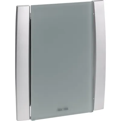 Grothe CROMA 100A Türklingel | 18 Melodien | Alarmfunktion | 86 dB | 8-12V | Aufputz | silber-grau