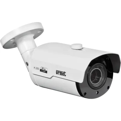 Grothe 4K IP Bullet-Kamera VK 1099/611 | 8MP | PoE | H.265+ | 2,7–13,5mm motorisiert | IR 45m | ONVIF | IP66 | Weiß