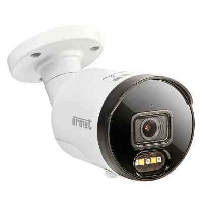 Grothe IP Bullet Kamera VK 1099/511 | 5MP Überwachungskamera | 2,8mm Objektiv | PoE | IR-LED bis 25m | IP67 | Weiß
