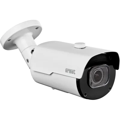 Grothe IP Bullet Kamera VK 1099/501B 5MP | motorisiertes 2,8-12mm Objektiv | PoE | IR Nachtsicht 45m | IP66 | Weiß