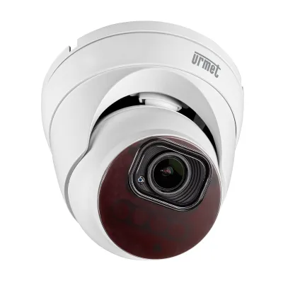 Grothe IP Dome-Kamera VK 1099/551B | 5MP | PoE | motorisiertes 2,8-12mm Objektiv | IR Nachtsicht 45m | IP67 | Weiß