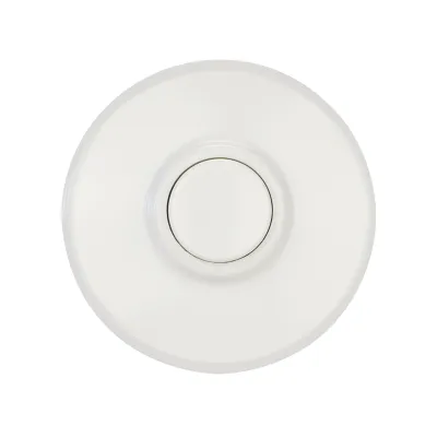Grothe Klingeltaster KKO 5050 | Aufputz | rund | Kunststoff | Reibkontakt | 50x20mm | 24V | weiß
