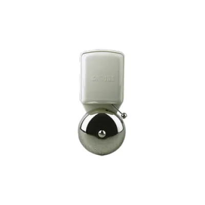 Grothe Klein-Läutewerk LTW 4471A | 8V AC | 80dB | Schnellschlag | Ø70mm | Aufputz | Kunststoff weiß