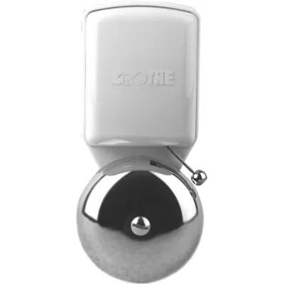 Grothe Klein-Läutewerk LTW 4471A | 8V AC | 80dB | Schnellschlag | Ø70mm | Aufputz | Kunststoff weiß