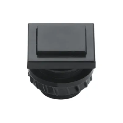 Grothe Klingeltaster PROTACT 681 KS | Unterputz | 24V AC/DC 1,5A | IP54 | Kunststoff | eckig 13,5x16mm | schwarz