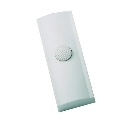 Grothe Klingeltaster KKO 2001 WS/WS | Aufputz | 1-fach | Kunststoff | wetterfest | ohne Namensschild | weiß