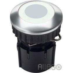 Grothe Klingeltaster LED-Ring PROTACT 230 LED Aluminium weiß Grothe Klingeltaste