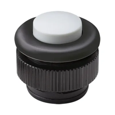 Grothe PROTACT 380 KS 61031 Klingeltaster | rund 16mm | IP65 | weiß-grau | vandalismussicher | Unterputz