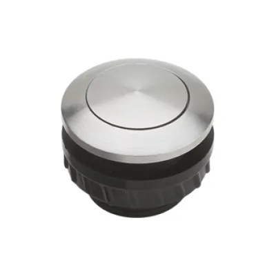 Grothe PROTACT Klingeltaster 62000 Edelstahl V2A | rund 16mm | Unterputz | IP65 | vandalismussicher | ohne Beleuchtung