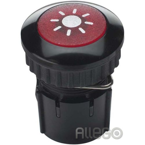 Bild: Grothe Klingeltaster rund 14,6mm Kn.rot, Hül PROTACT 100 LED