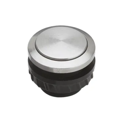 Grothe PROTACT 550 VA 62060 | Klingeltaster rund | Edelstahl V2A | Unterputz 16mm | IP65 | vandalismussicher
