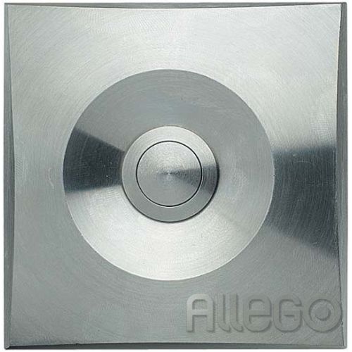 Bild: Grothe Klingeltaster rund 82x82mm, Edelstahl ETA S 200