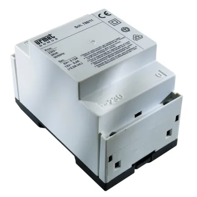 Grothe Netzgerät NG 786/399 | Türsprechanlagen 4+n System | 230V/12V/8V | 3TE | IP20 | bis 99 Teilnehmer | Hutschiene