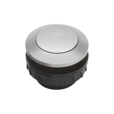 Grothe PROTACT 110 AL Klingeltaster | Unterputz | rund | Aluminium | IP65 | vandalensicher | 16mm | silber