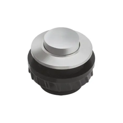 Grothe PROTACT 410 AL Klingeltaster | Unterputz | Aluminium | Ø16mm | IP54 | 24V AC/DC | 1,5A | rund | silber