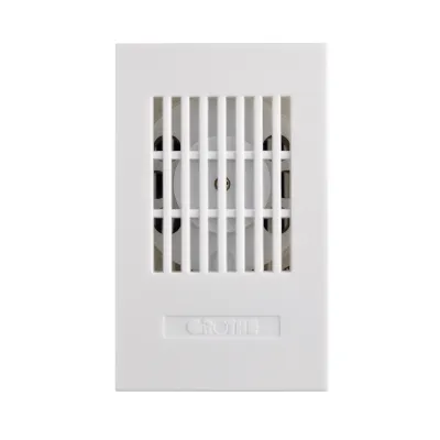 Grothe Summer SU 1170A 1502024 | 8-12V AC | 85 dB | Membransummer mit Dauerton | aufputz | weiß | Kunststoff