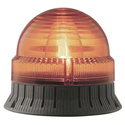 Grothe LED-Multiblitzleuchte MBZ 8421 | Blitzleuchte 90-240V AC/DC | IP54 | Aufbau | 2 Funktionen | orange