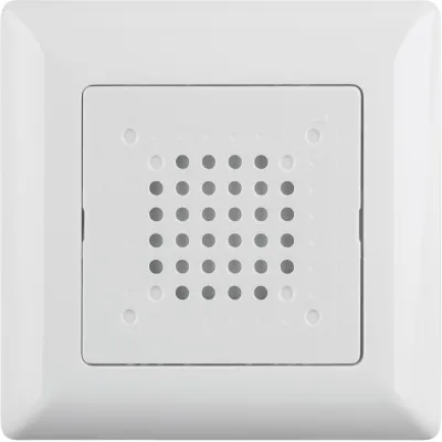 Grothe Unterputz Läutewerk UP-LTW 120ws | 43711 | Klingel 8-12V AC | 80dB | Schnellschlag | 50x50mm | Kunststoff | weiß