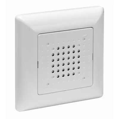 Grothe Unterputz Summer UP-SU 230ws 43726 | Summer 230V AC | 80 dB | IP20 | Einbau | Kunststoff | weiß | inkl. Rahmen