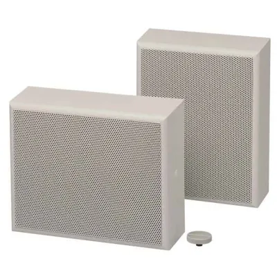 Grothe Wandlautsprecher BC 106W-1 74828 | 8 Ohm | 1 Weg | 100W | offen | Kunststoff | IP20 | 250x200x85 mm | weiß