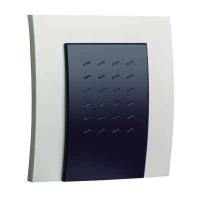 Grothe Zweiklang-Gong GONG 665 w/bl 44665 | elektromechanisch | 8-12V AC | 83 dB | Aufputz | Kunststoff | weiß/blau