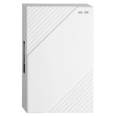 Grothe Zweiklang-Gong 169 DKw 44171 | elektromechanisch | 8-12V AC | 85dB | mit Wiederholung | weiß