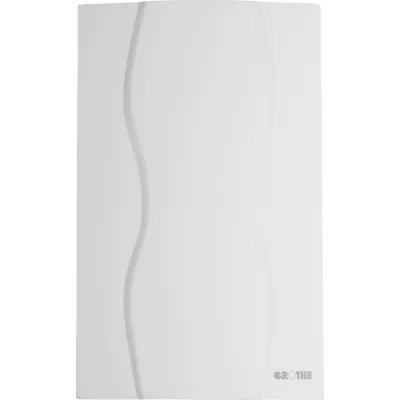 Grothe Zweiklang-Gong 169A TRw | elektromechanisch | integriertem Trafo | 230V/8-12V AC | 85dB | Kunststoff | weiß