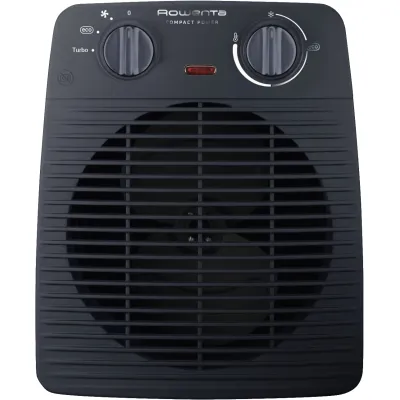 Rowenta Heizlüfter SO2211 Compact Power | 2000W | 2 Heizstufen | Thermostat | ECO-Modus | Frostschutz | mobil | Weiß