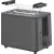 Bild: Grundig Toaster 2-Scheiben TA 7340 | 950 Watt | Brötchenaufsatz | Auftaufunktion | Dark Inox