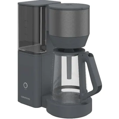 Grundig Kaffeeautomat KM 7340 | 1,25L Glaskanne | 10 Tassen | 1150W | Nachtropfsperre | automatische Abschaltung