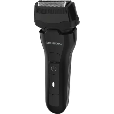 Grundig Elektro-Rasierer MS 6330 | Scherfolienrasierer | 3-fach Schneidsystem | Li-Ion Akku 60 Min Laufzeit | schwarz